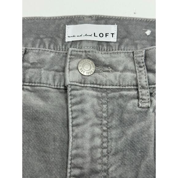 LOFT Velvet Pants – Women’s Size 4 / 27 Gray - Excellent preloved condition - Picture 7 of 9